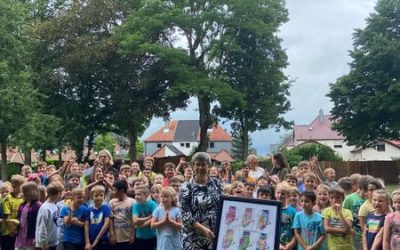 Verabschiedung von Frau Kentner und der Viertklässler am 24.Juni 2022